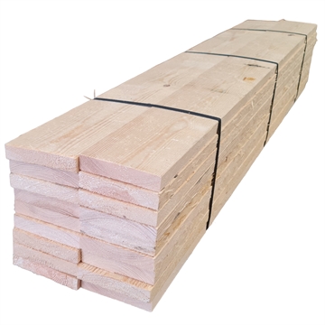 Fyrretræspakke 19x100 mm - 18 stk