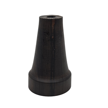 African Blackwood - Ø40/80x130 mm - Tragtformet