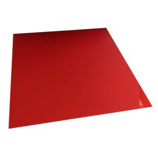 Akrylplade Plexi 3,0x500x500 mm - Rød