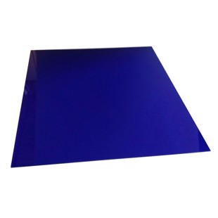 Akrylplade Plexi 3,0x500x500 mm - Blå