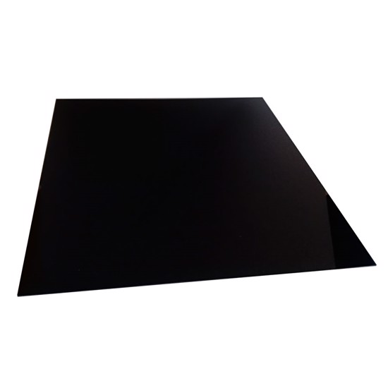 Akrylplade Plexi 3,0x500x500 mm - Sort