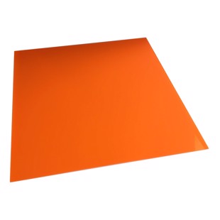 Acrylplade 3,0 x500x500 mm Flou. orange