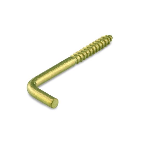 Vinkelskruekrog Messing 30 mm - 100 stk