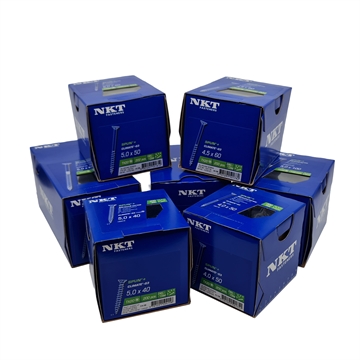 Skruesortiment med Store skruer