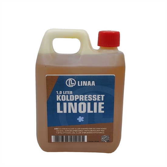 Koldpresset Linolie - 1,0 Ltr.