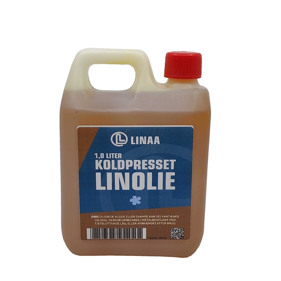 Koldpresset Linolie - 1,0 Ltr.