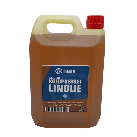 Koldpresset Linolie - 2,5 Ltr.