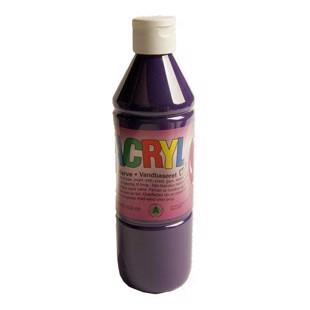 Akrylmaling - Lilla 0,5 ltr