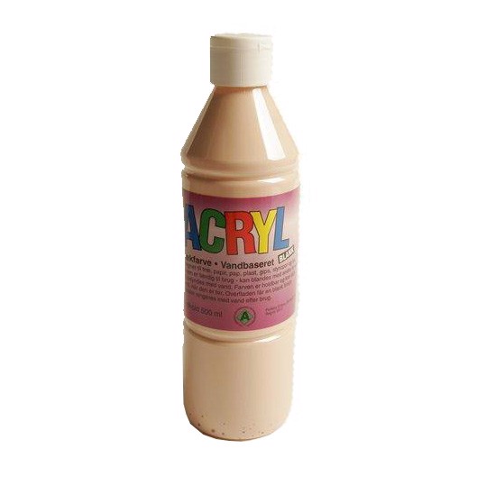 Akrylmaling - Lys Beige  0,5 ltr