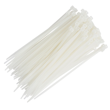 Strips 150x3,6 mm - 100 stk - Hvid