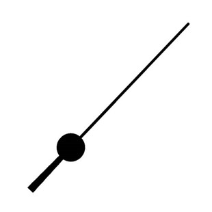Sekundviser Sort