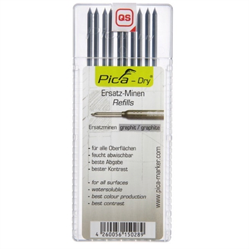 Blyantstift Grafit 3,0 mm - 10 stk