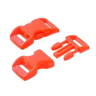 Klikspænde plast 14 mm - Orange - 10 stk