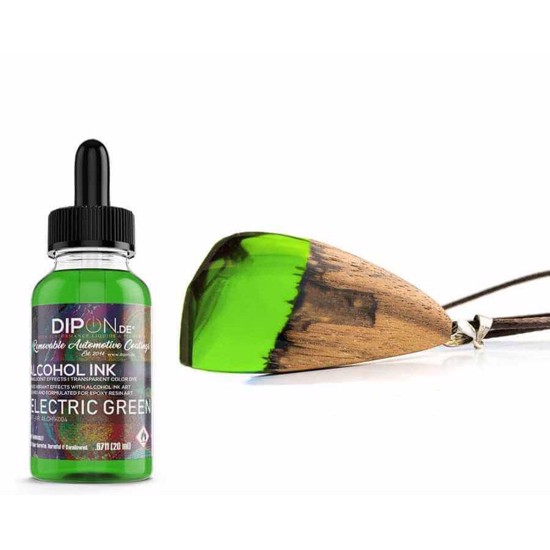 Epoxy farve 20 ml Transp.-Electric Green