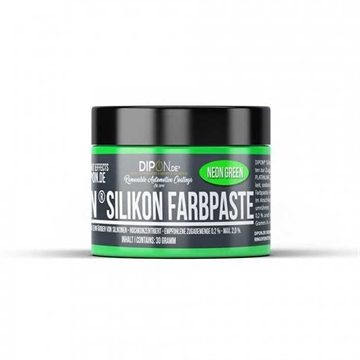 Silikonefarve 30 gram - Grøn