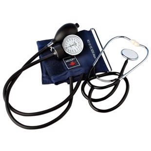 Blodtryksmåler med stetoskop
