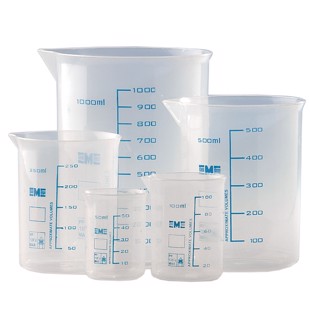 Bægerglas plastik 50-1000 ml - 5 stk