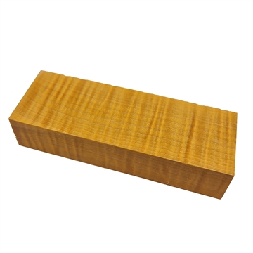 Stabiliseret Curly Maple - Orange
