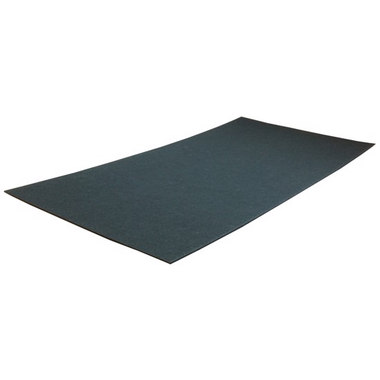 Fiberplade 0,8x125x250 mm - Sort