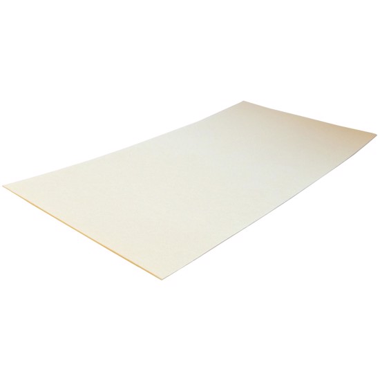 Fiberplade 0,5x140x400 mm - Hvid