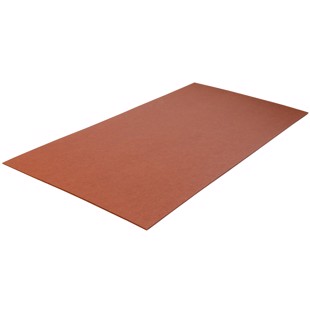 Fiberplade 0,8x125x250 mm - Rødbrun