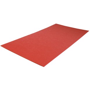 Fiberplade 0,8x125x250 mm - Rød