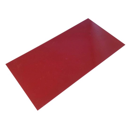Mellemlæg G10 0,8x125x250 mm - Rød