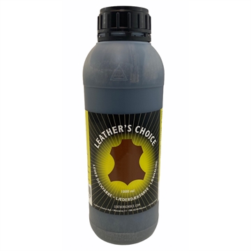 Læderdækfarve 250 ml - Sort