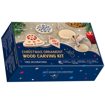 Snittesæt Beaver Craft - Christmas Ornaments