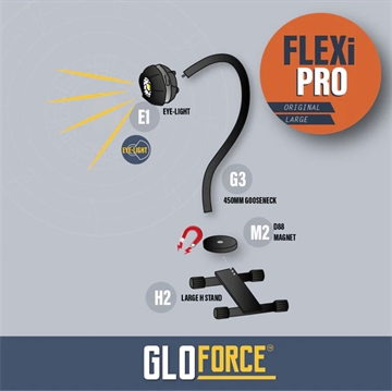 Arbejdslampe GloForce - Flexi Pro Kit