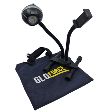 GloForce Lampe og Mobilholder