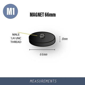 GloForce Magnetfod Ø66 mm