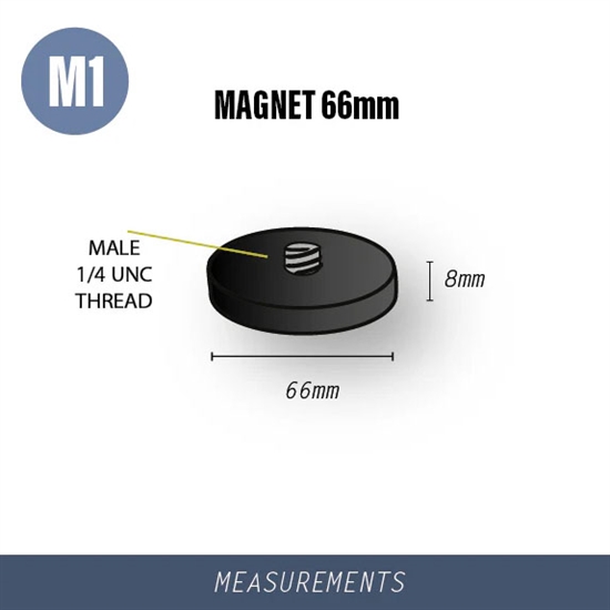 GloForce Magnetfod Ø66 mm
