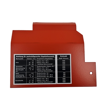 Hegner M2 - Sideplade