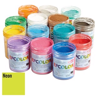 Emaljepulver Neon 25 ml - Gul