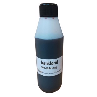 Jernklorid 14% opløsning - 0,5 ltr