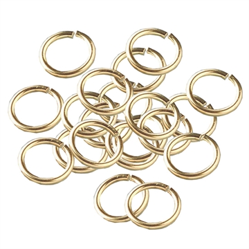 O-ring Ø6 mm - 20 stk Forgyldt