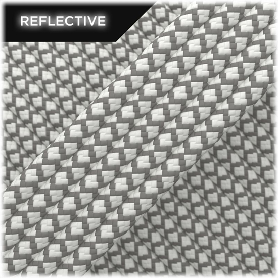 Paracord White Diamond - Refleks 10 m