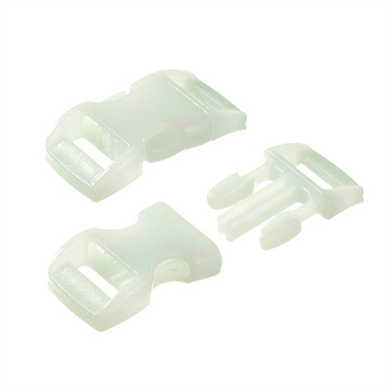 Klikspænde plast 10 mm - Hvid - 10 stk