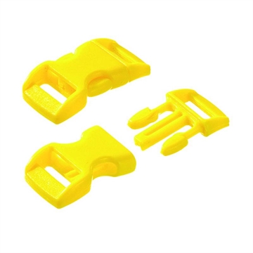 Klikspænde plast 10 mm - Gul - 10 stk