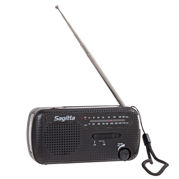 FM radio med håndsving