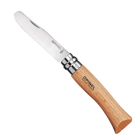 Opinel nr. 7 - Bøg - Rund spids