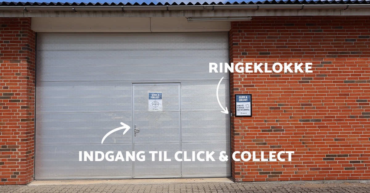 Indgang til afhentning