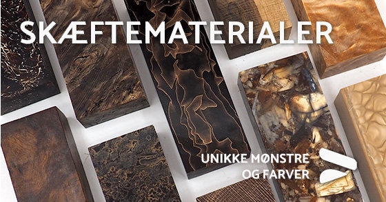 køb skæftematerialer til knivbygning