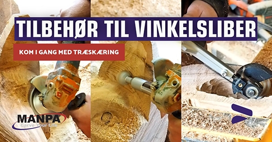 Træskæreværktøj / tilbehør til vinkelsliber