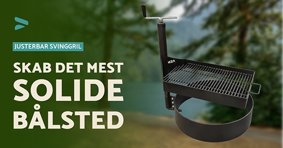 Svinggrill til bål