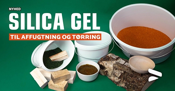 Tør træ hurtigt med silica kugler