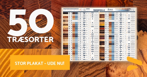 Køb plakat med 50 træsorter