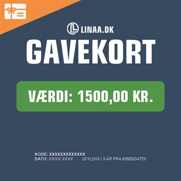 Linå-Gavekort - 1500 kr.