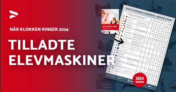Køb plakat om tilladte elevmaskiner